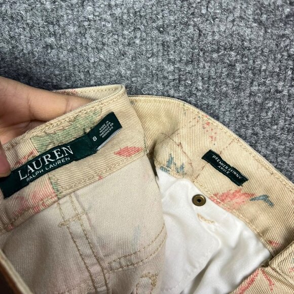 Ralph Lauren Antique Floral Jacket Blazer and Pant Sz 8 Set Art-to-Wear Sz M - Picture 10 of 10